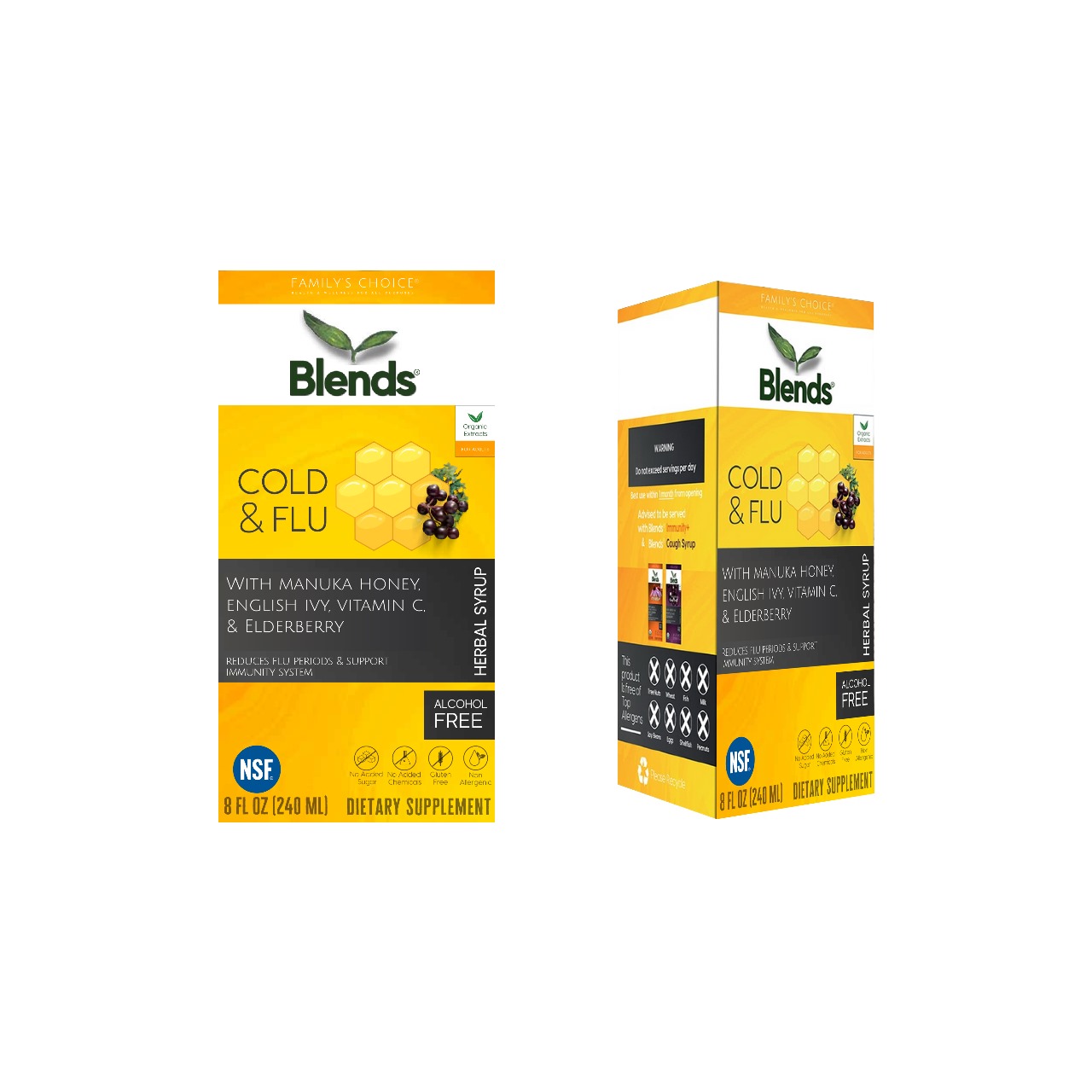 Blends cold flu family choice inc 